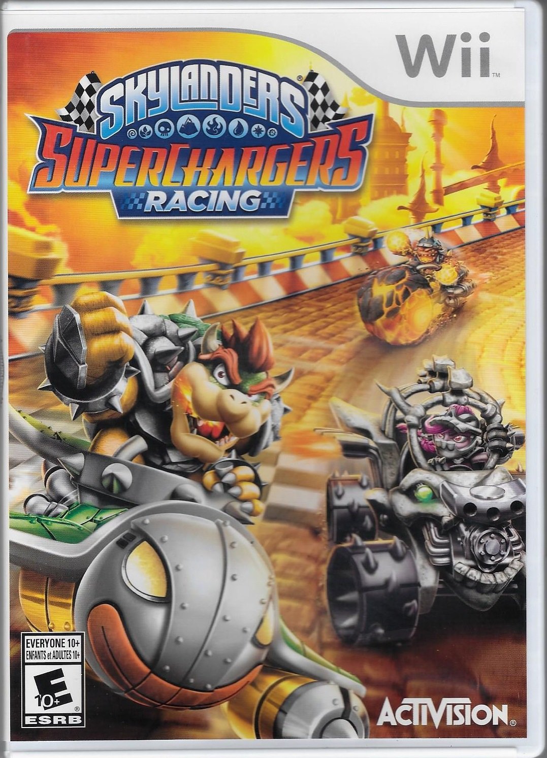 WII: SKYLANDERS: SUPERCHARGERS RACING [SOFTWARE ONLY] (NM) (COMPLETE)