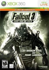 360: FALLOUT 3 - GAME ADD-ON PACK - BROKEN STEEL AND POINT LOOKOUT (BOX)