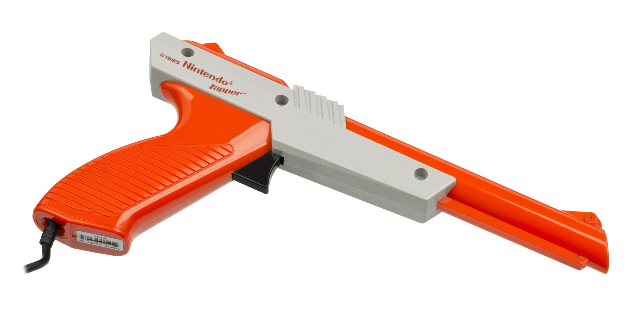 NES: CONTROLLER - NINTENDO - ZAPPER - NES-005 - ORANGE (USED)