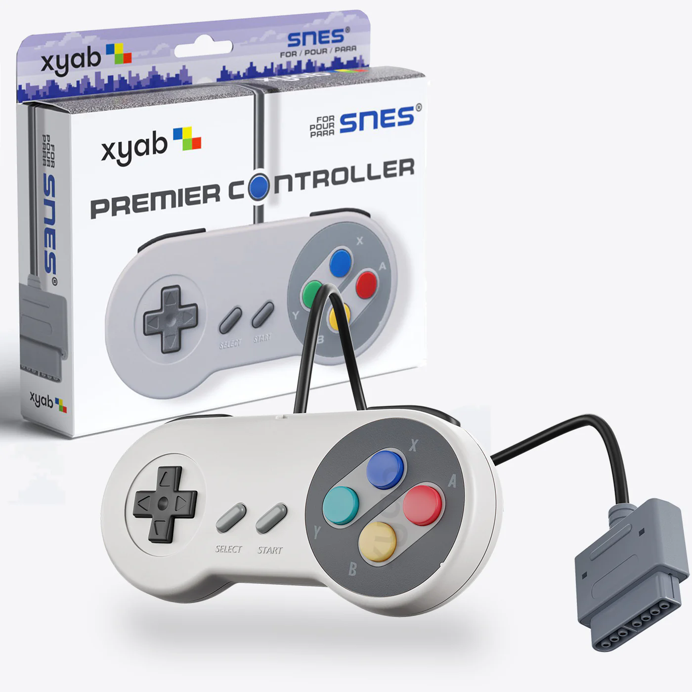 SNES: CONTROLLER - XYAB - WIRED (NEW)
