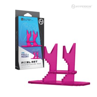 MISC: PIXEL ART UNIVERSAL CONTROLLER STAND - PINK (NEW)