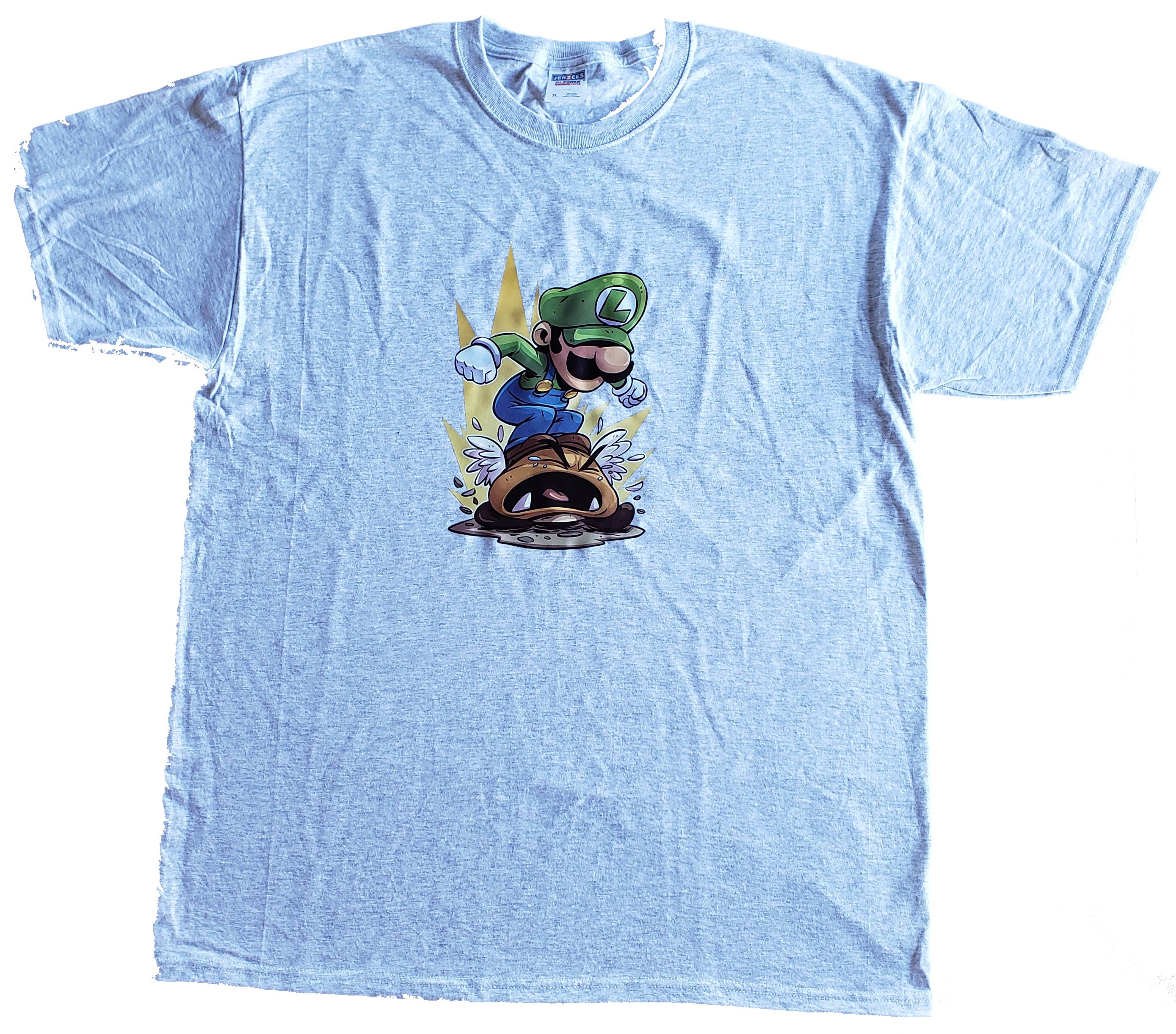MISC: ASH LUIGI GOOMBA 2X-LARGE TSHIRT (NEW)