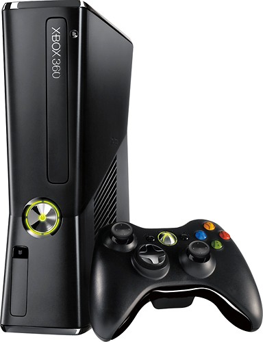 360: - CONSOLE - SLIM - 500GB - INCL: 1 WIRELESS CTRL; HOOKUPS (USED)