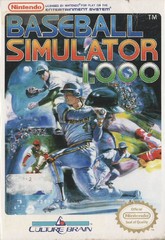 NES: BASEBALL SIMULATOR 1.000 (GAME) NES: BASEBALL SIMULATOR 1.000 (GAME)