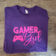 MISC: PURPLE GAMER GIRL 2XL TSHIRT (NEW)