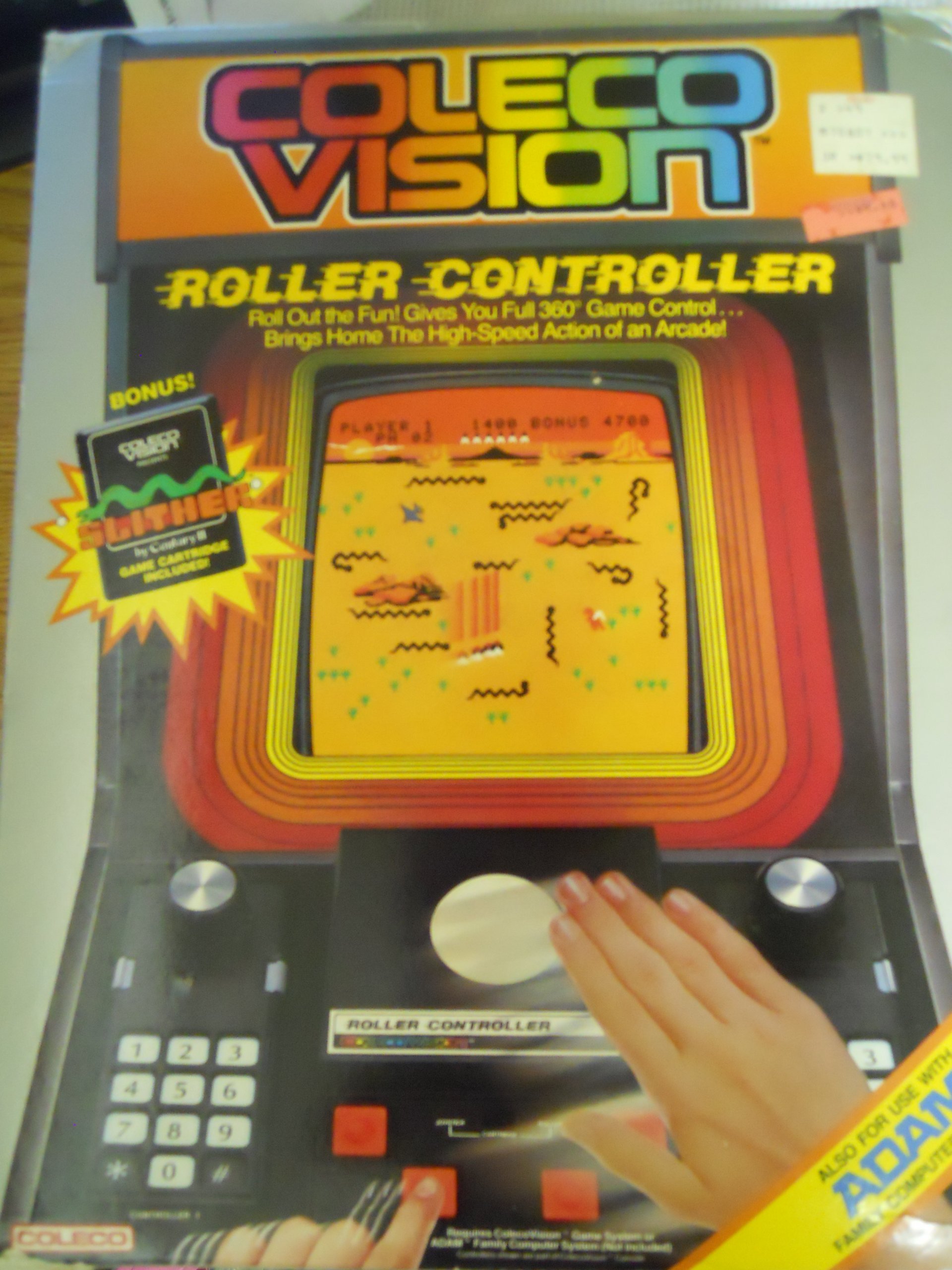 COL: SUPER ACTION CONTROLLER - COLECO (COSMETIC DAMAGE) (USED) COL: SUPER ACTION CONTROLLER - COLECO (COSMETIC DAMAGE) (USED)