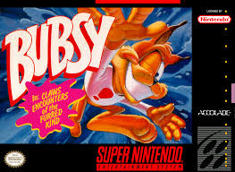 SNES: BUBSY: IN CLAWS ENCOUNTERS OF THE FURRED KIND (GAME) SNES: BUBSY: IN CLAWS ENCOUNTERS OF THE FURRED KIND (GAME)