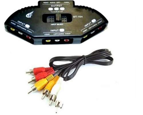 MISC: AV SELECTOR SWITCH - 4-PORT (NEW)
